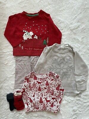 y shop clothes ביגוד Baby Girl First Christmas Outfit  6-9 Months